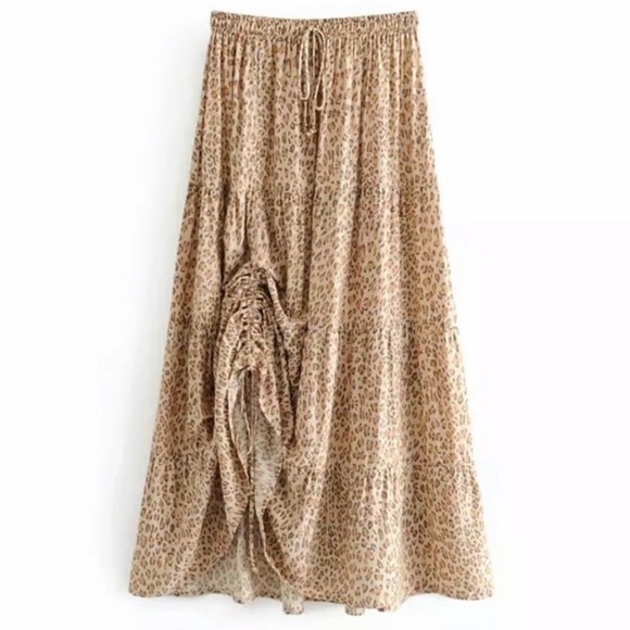 NWT Leopard Print Top & Skirt Set - Picture 6 of 7